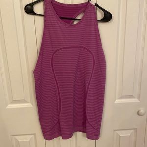 Lululemon swiftly high neck tank Size 12